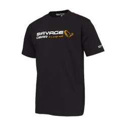 SIGNATURE LOGO T-SHIRT L BLACK INK Savage Gear (73646)