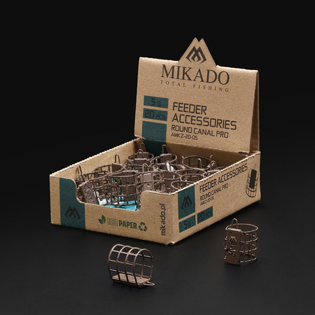 KOSZYCZEK ZANĘTOWY - OKRĄGŁY CANAL PRO - 20g (20x20mm) - op.1szt. MIKADO AMKZ-20-20