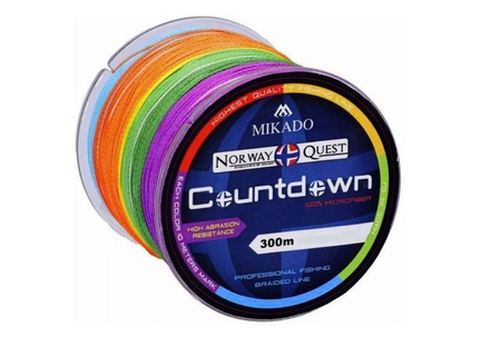 PLECIONKA NORWAY QUEST COUNTDOWN 045 MULTICOLOR 300M MIKADO Z46M-045-300