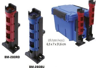 Uchwyt na wędki MEIHO-VERSUS ROD STAND BM-280  niebieski komp.z BM-9000, BM-7000 DRAGON JME-ROD ST.BM-280BU