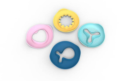 QUUT Foremki wielofunkcyjne Magic Shapers, opakowanie zbiorcze 24 sztuki, mix rodzajów i kolorów