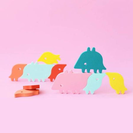 QUUT Zestaw puzzli piankowych Quutopia Parada zwierząt