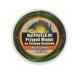 PRZYPON MIĘKKI AUTUMN NA ZESTAWY KARPIOWE 35Lbs/10m TEAM CARP KONGER 960011035