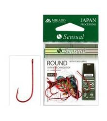 HACZYK SENSUAL - ROUNDZ ZADZIORAMI Nr 4 RED - torebka 10szt. MIKADO HS012B-4R