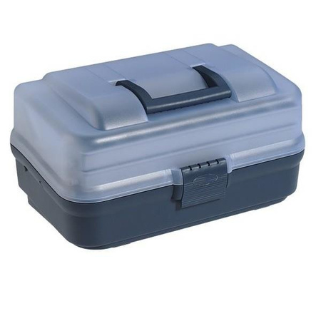 Pudełko wędkarskie z 3 szufladami, 39,6x23,5x20,3cm, przezr./nieb. Panaro 74-Y-145/n