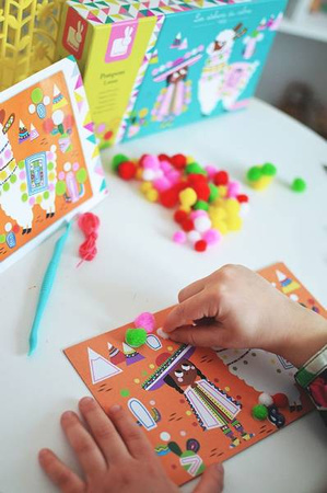 Zestaw artystyczny Pompony Lamy 4+, Janod