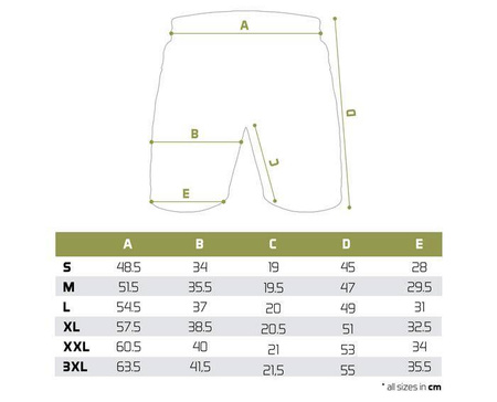 Krótkie spodnie Delphin RAWER XXL Delphin (101000874)