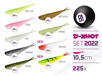 Zestaw przynęt BOMB D-SHOT set 2022 10,5cm / 225szt 10,5cm Delphin (101002970)