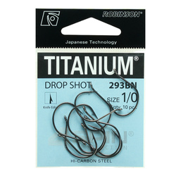 Haczyk Titanium DROP SHOT 293BN (10 szt), rozm. 2 Robinson 02-S-293BN-2