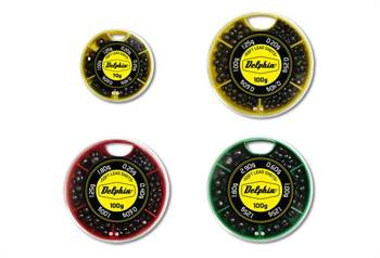 Śrut ołowiany DELPHIN SOFT (czerwone op.) 100g/0,25-1,8g Delphin (965115350)