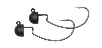 TUNGSTEN EWG NED HEAD #2/0 4.8G MATT BLACK 2PCS Savage Gear (82311)