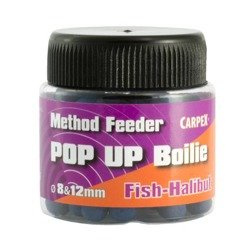 Carpex Method Feeder POP UP Boilie - Fish-Halibut, śr. 8 & 12mm, 20g Carpex 64-MP-FIH