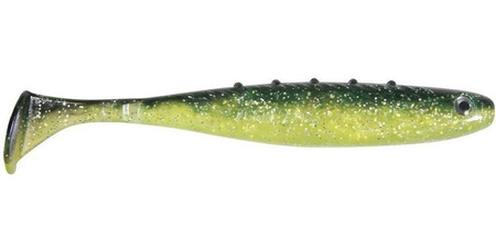 GUMA RIPPER Aggressor PRO 5"/12.5cm 2szt CHARTREUSE/BLACK silver glitter DRAGON CHE-AG50D-30-101