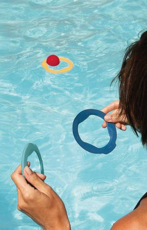 QUUT Gra Ringo z 6 obręczami i piłeczką, opakowanie zbiorcze 10 sztuk