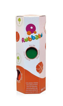 Rubbabu Zestaw 3 małych sensorycznych piłek