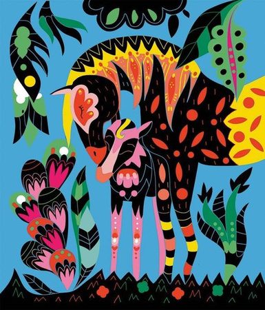 Zestaw kreatywny Do zdrapywania Konie i jednorożce 7+, Janod