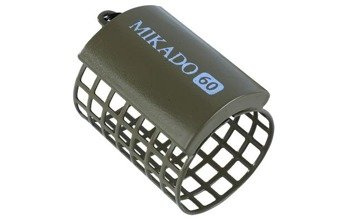 KOSZYCZEK ZANĘTOWY OKRĄGŁY (32x44) 60g - CIEMNA OLIWKA - op.10szt MIKADO AMKZ-03-60-CO