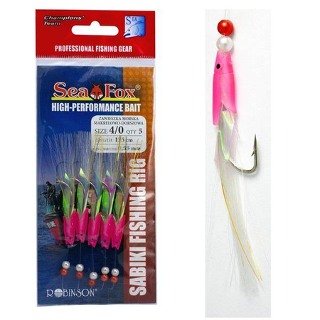 Przywieszka makrelowo-dorszowa Sea Fox, r. 2/0, 5 szt. Sea Fox 45-ZA-M02-2/0