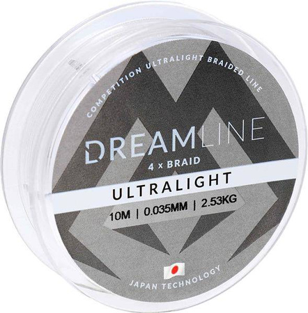 PLECIONKA DREAMLINE ULTRALIGHT WHITE NA OKONIA 0.047mm\3.87kg\10m - op. 1szp. MIKADO ZDL000W-10-0047
