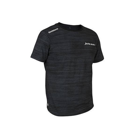 Koszulka T-Shirt Shimano Yasei Grey/Black 3XL Shimano (SHYASTSHXXXL)