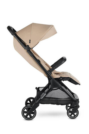 Easywalker Jackey Kompaktowy, samoskładający się wózek spacerowy z torbą transportową Sand Taupe