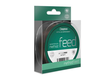 ŻYŁKA METHOD FEED brązowa 0,22mm 4,2kg 1000m Delphin (500650436)