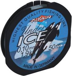 ŻYŁKA - UNDER ICE - 0.18mm/4.20kg/25m - op.10szp. MIKADO ZJA-018-P