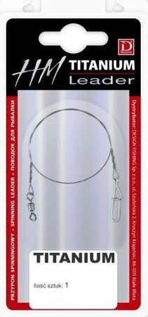 Przypon HM - Aquateco 1 x 7 Titanium 7 kg 35 cm 1 szt. DRAGON PDF-56-107-35