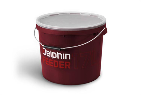 Okrągłe wiadro z pokrywką Delphin FEEDER 17l Delphin (920000364)