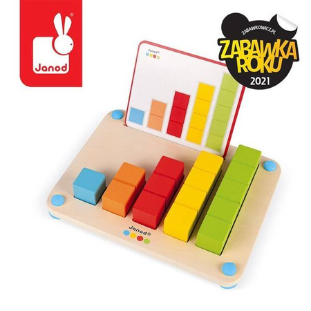 Drewniana układanka Nauka liczenia Essentiel, Janod
