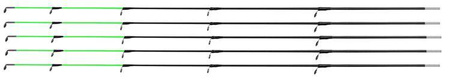SZCZYTÓWKA SZKLANA UZBROJONA 56 cm / 4.00 mm - op.2 szt MIKADO WZA-00-03-4.0