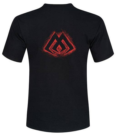 T-SHIRT BITE & FIGHT / CZARNY - rozm.S - op.1szt. MIKADO UMH-012-BK-S