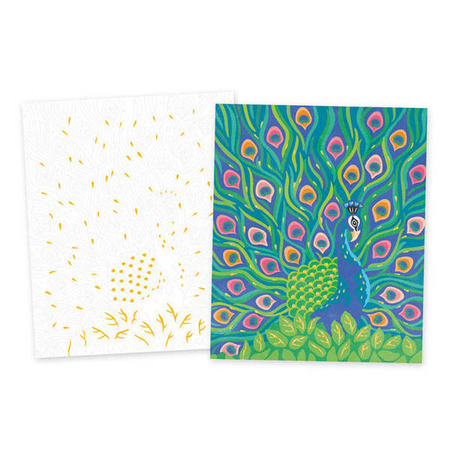 Zestaw kreatywny Malowanie po numerach Wspaniałe ptaki 2 obrazy 7+, Janod