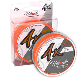 PLECIONKA NIHONTO FINE BRAID  008 ORANGE 150M MIKADO Z19O-008