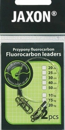 PRZYPON FLUOROCARBON 20CM 10KG 5X2SZT JAXON AK-PRF2010