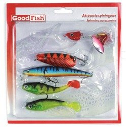 Zestaw spiningowy - przynęty sztuczne GoodFish A-ZS-004