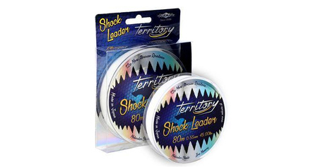 PRZYPON STRZAŁOWY - TERRITORY SHOCK LEADER 45lbs/0.55mm/80m - TRANSPARENTNY - op.1szp. MIKADO ZTSL-055C