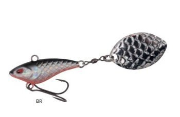 WOBLER Z OBROTOWYM WIRUJĄCYM OGONKIEM PRZYNĘTA - M-TAIL 12g/BLOODY ROACH - op.1szt. MIKADO PMMT-12-BR