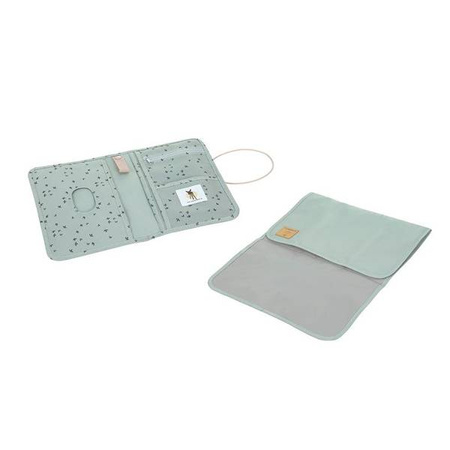 Lassig Casual Label Przewijak podróżny z etui na akcesoria Floral mint