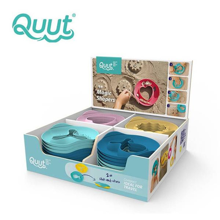 QUUT Foremki wielofunkcyjne Magic Shapers, opakowanie zbiorcze 24 sztuki, mix rodzajów i kolorów