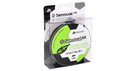 ŻYŁKA - SENSUAL N.G. METHOD FEEDER 0.30mm/17.5kg/300m - CZARNA - op.1szp.