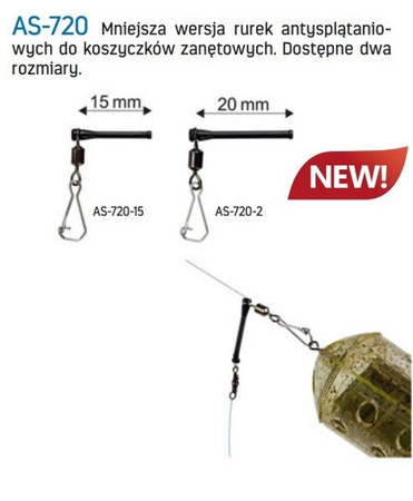 STONFO-RURKA ANTYSPLĄTANIOWA MICRO 20MM 1X2SZT AS-720-20