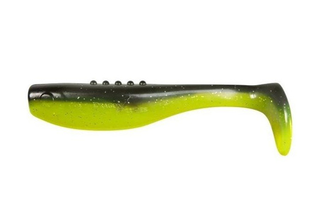 Ripper Bandit PRO 4"/10cm 3szt./bag CHARTREUSE/BLACK silver glitter DRAGON CHE-BD40D-30-101