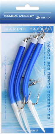 ZESTAW MORSKI - GUMMI MAKK RIG - hak 3x6/0 (BLUE) MIKADO LS-A220-20