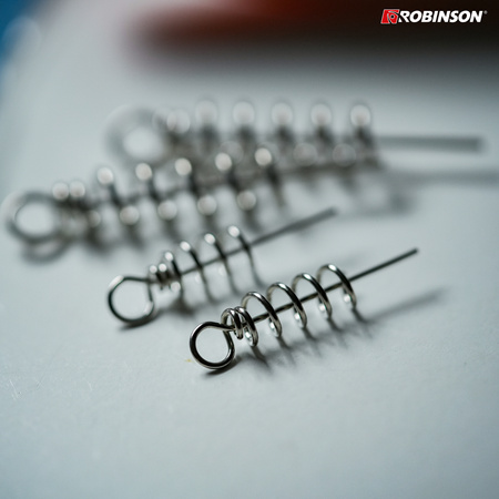 Wkrętka do przynęt gumowych 30mm, 10szt Robinson 84-WR-030