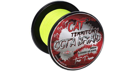 PLECIONKA CAT TERRITORY OCTA BRAID  040 YELLOW 300M MIKADO Z39Y-040