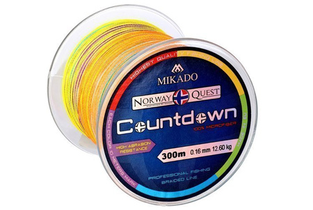 PLECIONKA NORWAY QUEST COUNTDOWN 016 MULTICOLOR 300M MIKADO Z46M-016-300