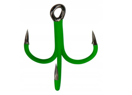 55957 - KOTWICE SUMOWE ANTYSTATYCZNE 4szt. MADCAT A-STATIC TREBLE 6X HOOKS - # 2/0 DAM