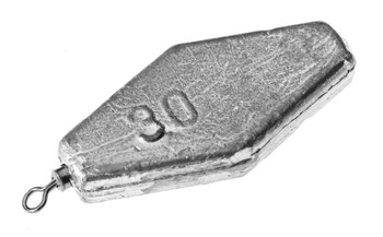 CIĘŻAREK PŁASKI Z KRĘTLIKIEM 30.0G 20X2SZT JAXON CC-AG30G