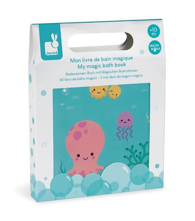 Magiczna książeczka do kąpieli Pod wodą 10 m+, Janod
